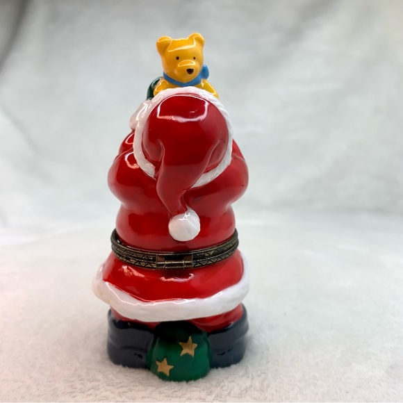 Midwest of Cannon Falls Santa Trinket Porcelain Hinged Box PHB Vintage - Picture 4 of 8